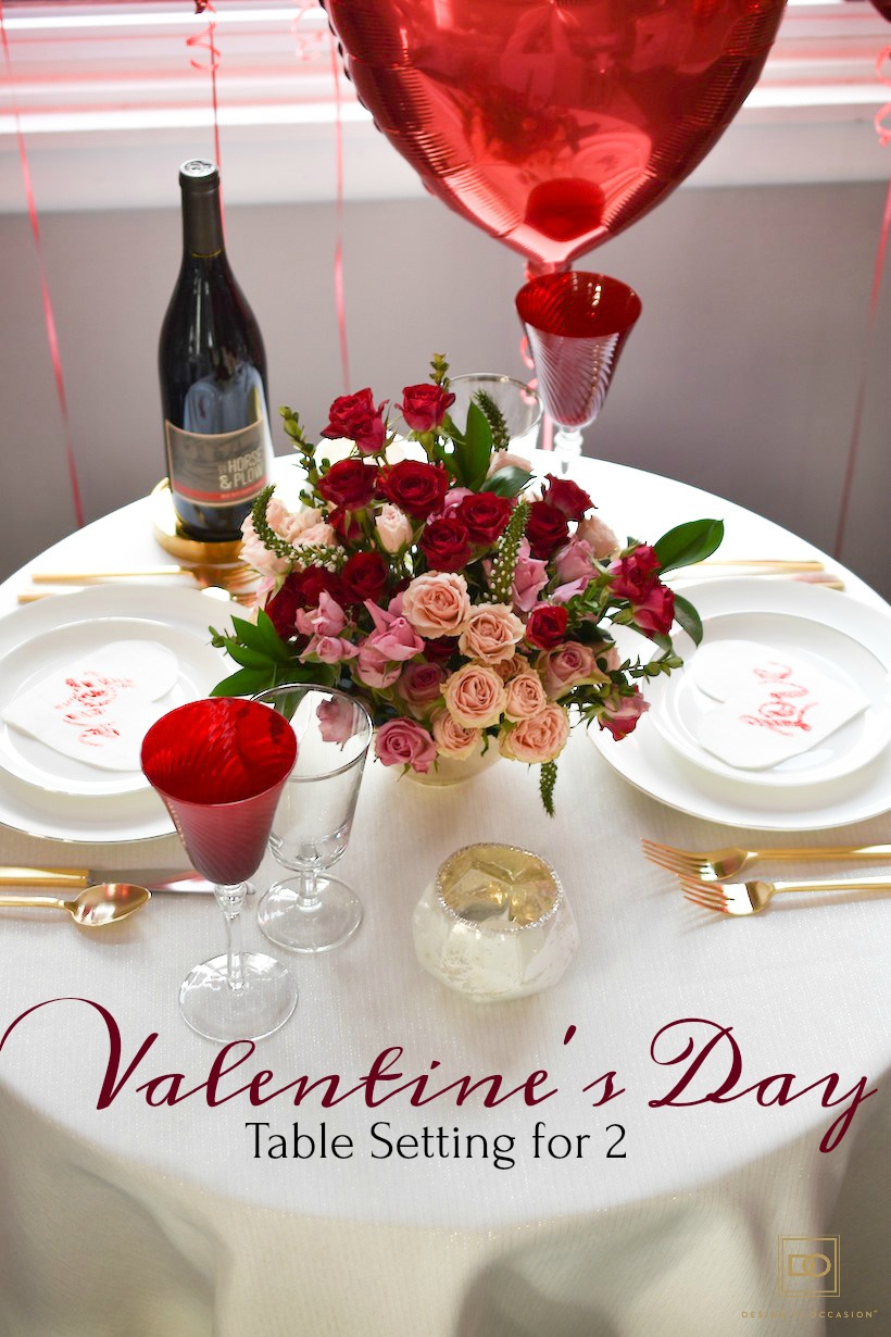 Romantic Valentine's Day Table for Two