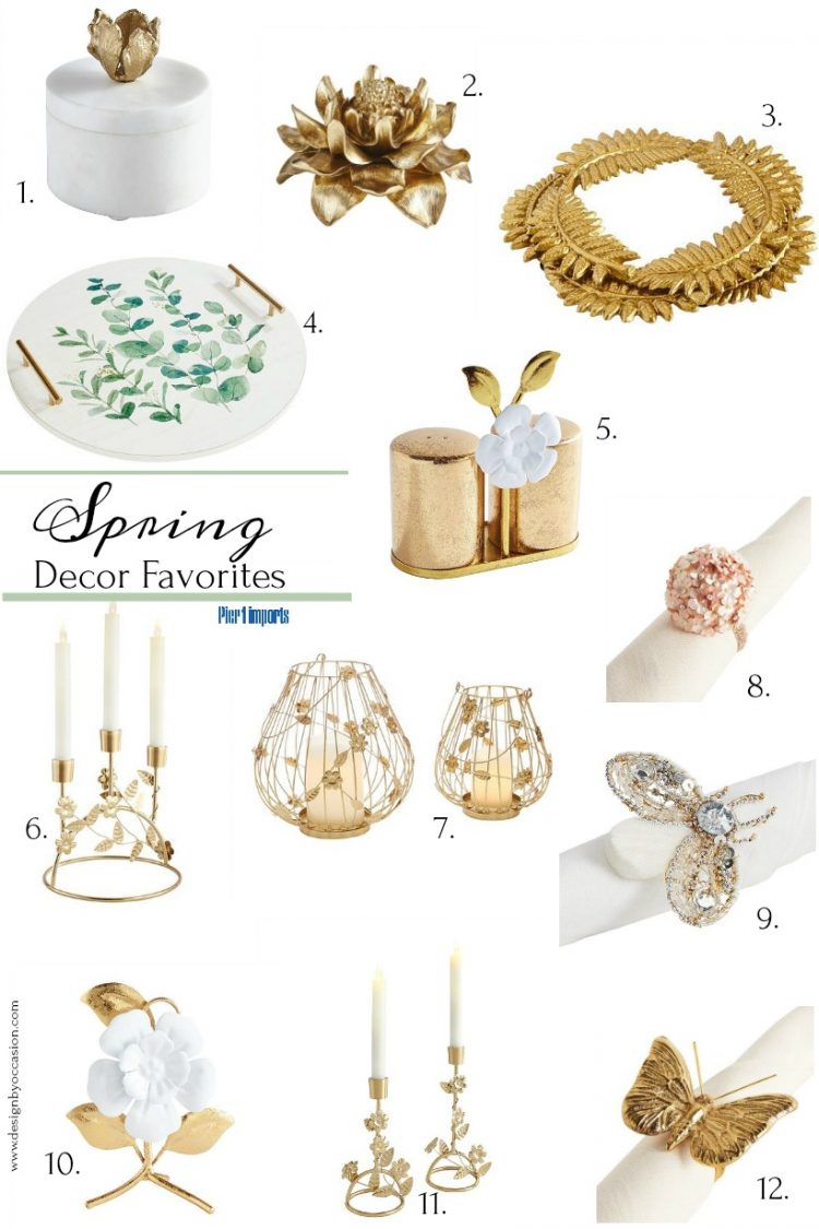 New spring decor arrivals from Pier 1