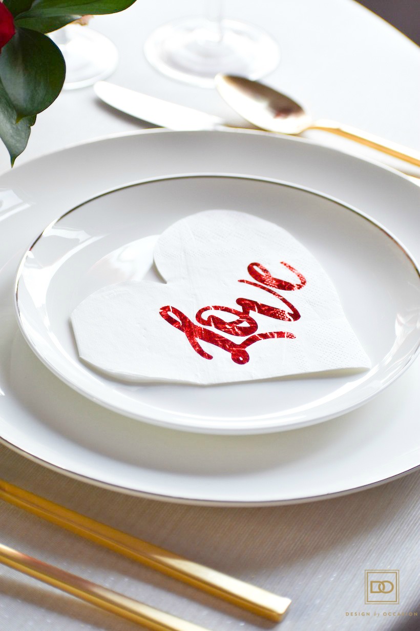 Valentine's Day Place Setting