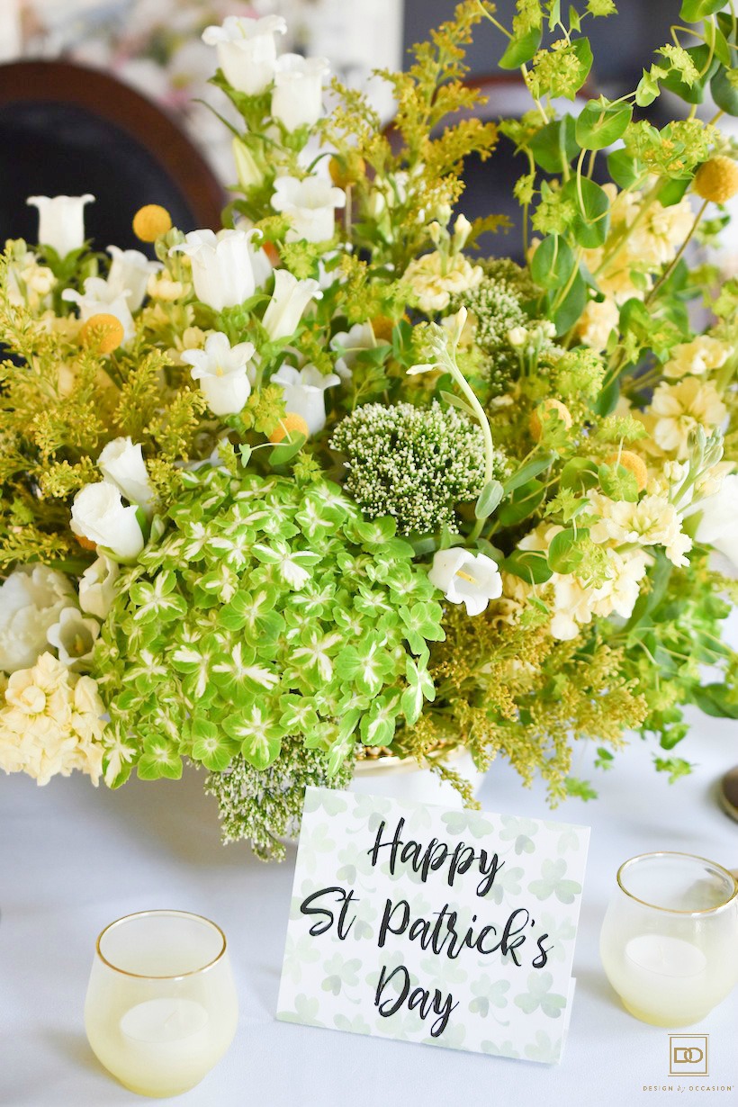 St. Patrick's Day Table Centerpiece