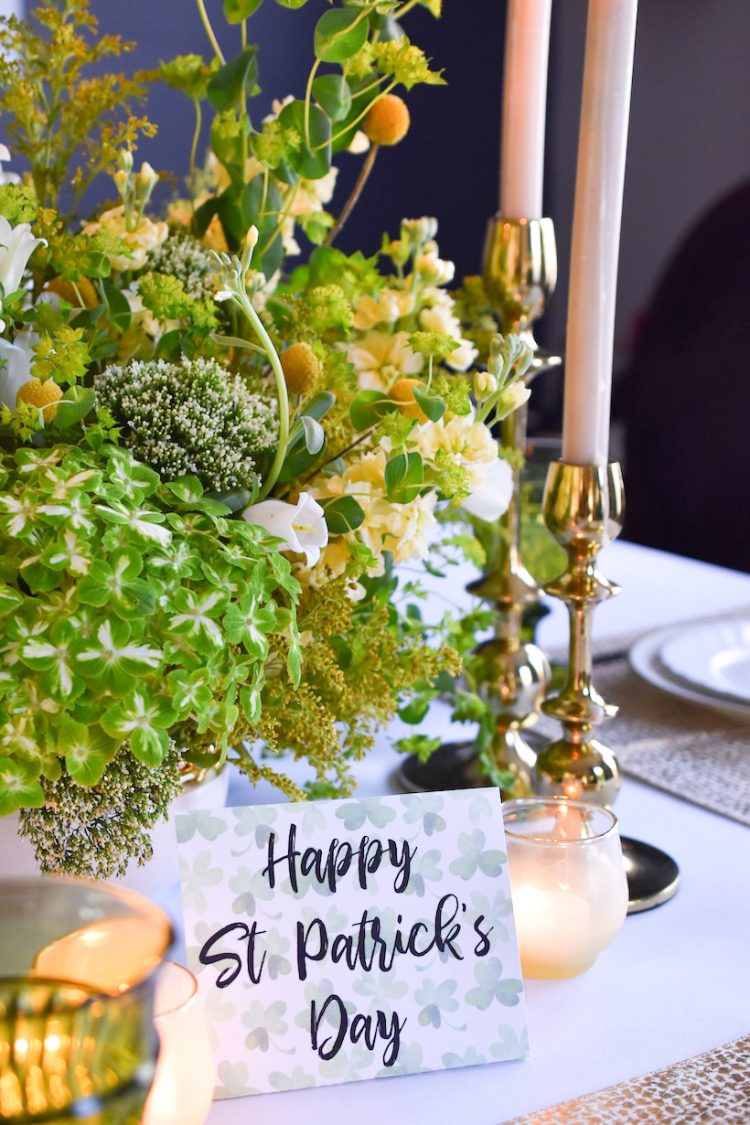 St. Patrick's Day Table Decorations