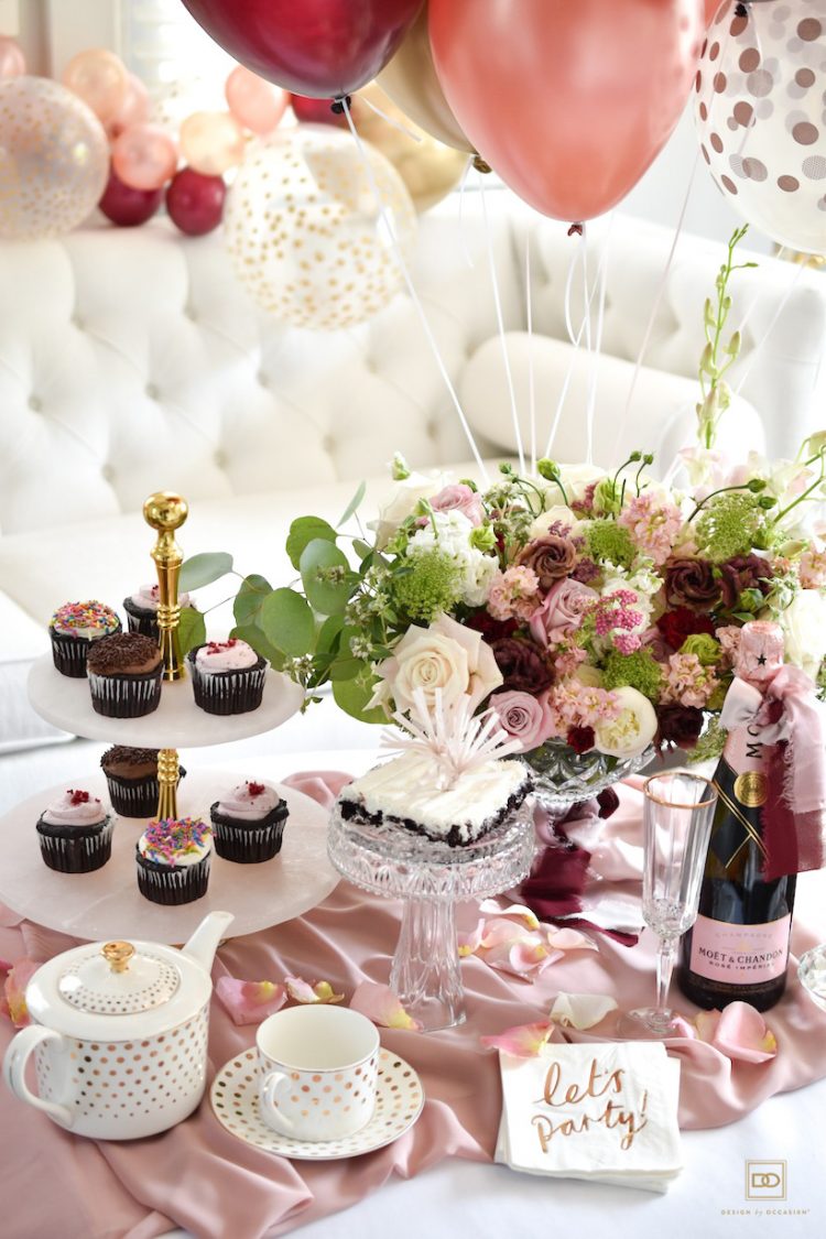 Decorated Birthday Dessert Table