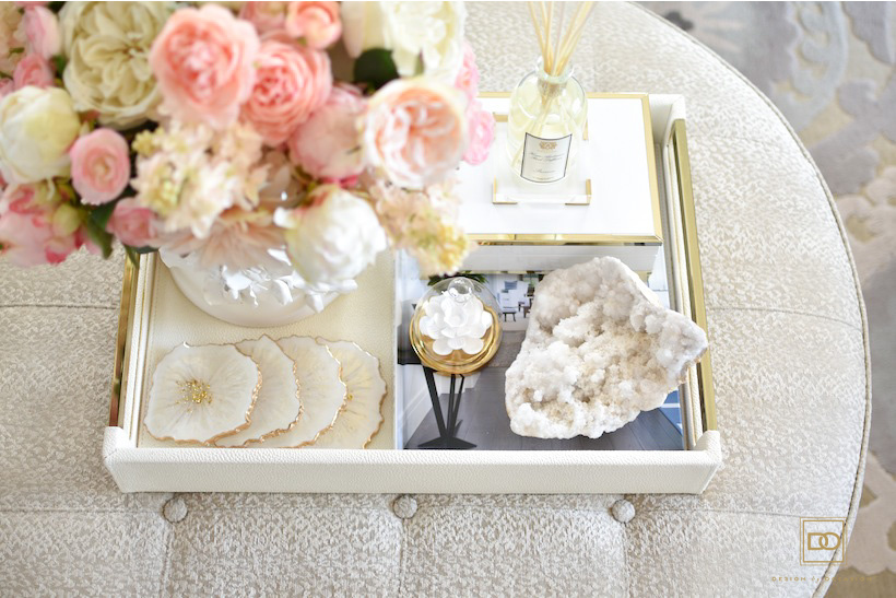 Ottoman Tray Styling for Summer