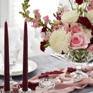 A Romantic Valentine's Tablescape