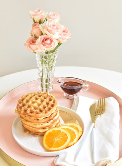 AN EASY AND DELICIOUS VEGAN, ORANGE-FLAVORED GRAND MARNIER WAFFLE RECIPE