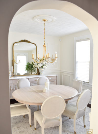 DINING ROOM MAKEOVER BEFORE AND AFTER