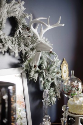 DESIGN BY OCCASION HOLIDAY HOME TOUR {PART 1}: SNOWY WHITE DINING ROOM