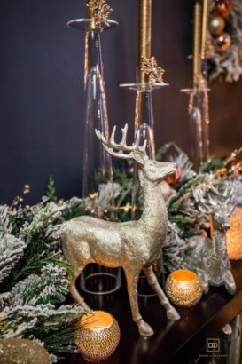 CHRISTMAS HOME TOUR: A GILDED & GLOWING DINING ROOM {PART 2 OF 3}
