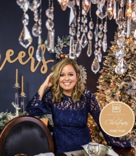 CHRISTMAS HOME TOUR: A GILDED & GLOWING DINING ROOM {PART 2 OF 3}
